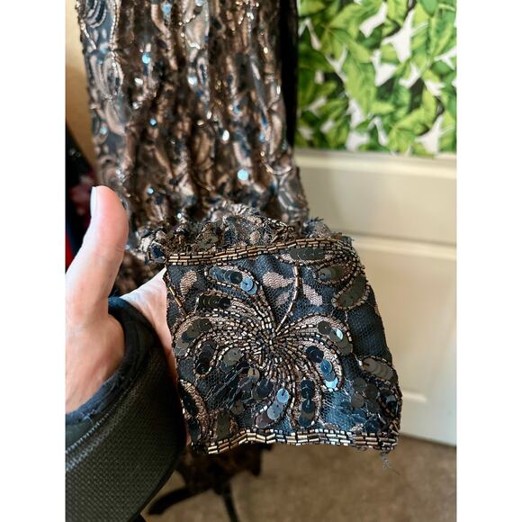 Vintage Judith Ann Creations Sequin & Lace Dress - Picture 6 of 8